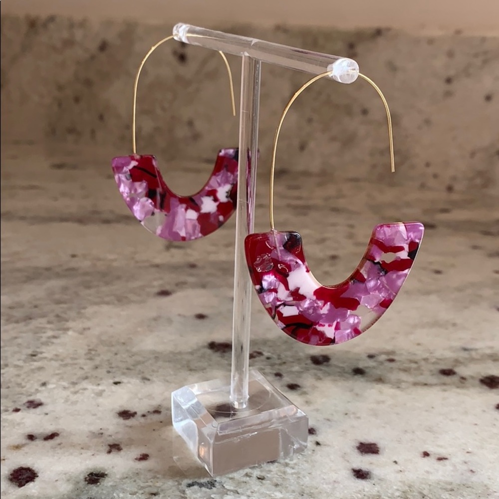 Banana Republic Semi Circle Hook Hoops